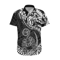Polynesian Pride Scorpio Zodiac Hawaiian Shirt Astrological Sign Tribal Plumeria Black LT14 Black - Polynesian Pride