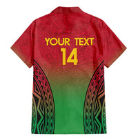 Custom Vanuatu Cricket Family Matching Mermaid Dress and Hawaiian Shirt 2024 Polynesian Pattern Sporty Style LT14 - Polynesian Pride