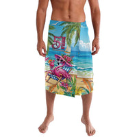 Flamingo Aloha Hawaii Lavalava It's 5 O’Clock Somewhere Tropical Vibes - Polynesian Pride