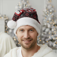 Personalized Hawaii Skull Christmas Santa Hat Mele Kalikimaka Hawaiian Kakau - Polynesian Pride