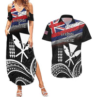 Hawaii Independence Day Couples Matching Summer Maxi Dress and Hawaiian Shirt La Kuokoa - Happy 28th November