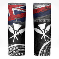 Hawaii Independence Day Skinny Tumbler La Kuokoa - Happy 28th November LT14 Black - Polynesian Pride