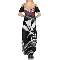 Hawaii Independence Day Summer Maxi Dress La Kuokoa - Happy 28th November