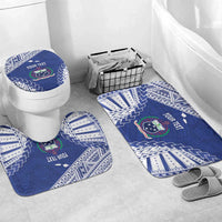 Toa Samoa Rugby Custom Bathroom Set Go Champions Pacific Samoan Pattern - Polynesian Pride