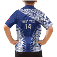 Toa Samoa Rugby Custom Family Matching Mermaid Dress and Hawaiian Shirt Go Champions Pacific Samoan Pattern LT14 - Polynesian Pride