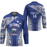 Toa Samoa Rugby Custom Hockey Jersey Go Champions Pacific Samoan Pattern LT14 - Polynesian Pride