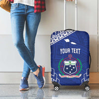 Toa Samoa Rugby Custom Luggage Cover Go Champions Pacific Samoan Pattern - Polynesian Pride