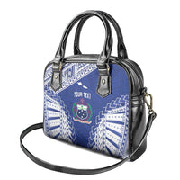 Toa Samoa Rugby Custom Shoulder Handbag Go Champions Pacific Samoan Pattern - Polynesian Pride