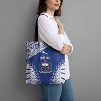 Toa Samoa Rugby Custom Tote Bag Go Champions Pacific Samoan Pattern - Polynesian Pride