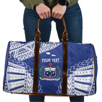 Toa Samoa Rugby Custom Travel Bag Go Champions Pacific Samoan Pattern - Polynesian Pride