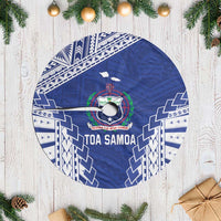 Toa Samoa Rugby Tree Skirt Go Champions Pacific Samoan Pattern - Polynesian Pride