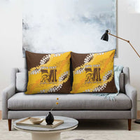 Personalized Mililani Hawaii High School Pillow Cover Puakenikeni Lei Hawaiian Pattern - Polynesian Pride