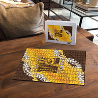 Personalized Mililani Hawaii High School Puzzle Puakenikeni Lei Hawaiian Pattern - Polynesian Pride