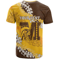 Personalized Mililani Hawaii High School T Shirt Puakenikeni Lei Hawaiian Pattern - Polynesian Pride