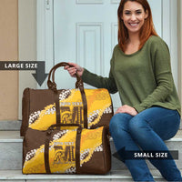 Personalized Mililani Hawaii High School Travel Bag Puakenikeni Lei Hawaiian Pattern - Polynesian Pride