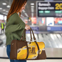 Personalized Mililani Hawaii High School Travel Bag Puakenikeni Lei Hawaiian Pattern - Polynesian Pride