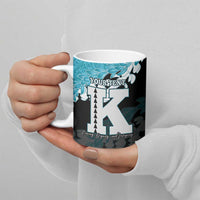 Personalized Kapolei Hawaii High School Ceramic Mug Puakenikeni Lei Hawaiian Pattern - Polynesian Pride