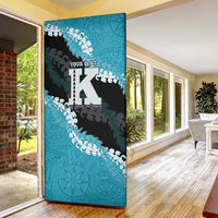 Personalized Kapolei Hawaii High School Door Cover Puakenikeni Lei Hawaiian Pattern - Polynesian Pride