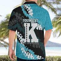 Personalized Kapolei Hawaii High School Hawaiian Shirt Puakenikeni Lei Hawaiian Pattern - Polynesian Pride