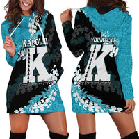 Personalized Kapolei Hawaii High School Hoodie Dress Puakenikeni Lei Hawaiian Pattern - Polynesian Pride