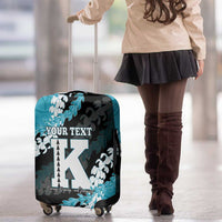 Personalized Kapolei Hawaii High School Luggage Cover Puakenikeni Lei Hawaiian Pattern - Polynesian Pride
