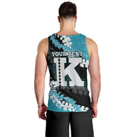 Personalized Kapolei Hawaii High School Men Tank Top Puakenikeni Lei Hawaiian Pattern - Polynesian Pride