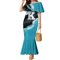 Personalized Kapolei Hawaii High School Mermaid Dress Puakenikeni Lei Hawaiian Pattern - Polynesian Pride