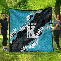 Personalized Kapolei Hawaii High School Quilt Puakenikeni Lei Hawaiian Pattern - Polynesian Pride