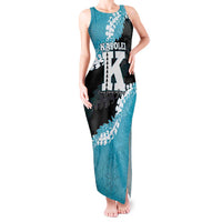 Personalized Kapolei Hawaii High School Tank Maxi Dress Puakenikeni Lei Hawaiian Pattern - Polynesian Pride