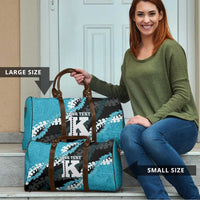 Personalized Kapolei Hawaii High School Travel Bag Puakenikeni Lei Hawaiian Pattern - Polynesian Pride