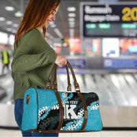 Personalized Kapolei Hawaii High School Travel Bag Puakenikeni Lei Hawaiian Pattern - Polynesian Pride
