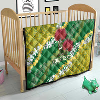 Personalized Leilehua Hawaii High School Quilt Puakenikeni Lei Hawaiian Pattern - Polynesian Pride
