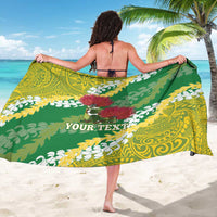 Personalized Leilehua Hawaii High School Sarong Puakenikeni Lei Hawaiian Pattern - Polynesian Pride