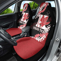 Personalized Kalani Hawaii High School Car Seat Cover Puakenikeni Lei Hawaiian Pattern - Polynesian Pride