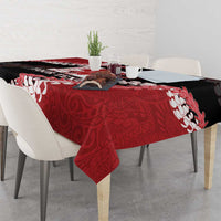 Personalized Kalani Hawaii High School Tablecloth Puakenikeni Lei Hawaiian Pattern - Polynesian Pride