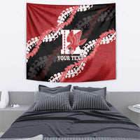 Personalized Kalani Hawaii High School Tapestry Puakenikeni Lei Hawaiian Pattern - Polynesian Pride