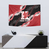 Personalized Kalani Hawaii High School Tapestry Puakenikeni Lei Hawaiian Pattern - Polynesian Pride