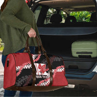 Personalized Kalani Hawaii High School Travel Bag Puakenikeni Lei Hawaiian Pattern - Polynesian Pride