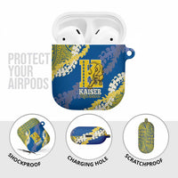 Kaiser Hawaii High School AirPods Case Puakenikeni Lei Hawaiian Pattern - Polynesian Pride