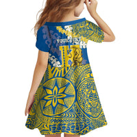 Personalized Kaiser Hawaii High School Family Matching Mermaid Dress and Hawaiian Shirt Puakenikeni Lei Hawaiian Pattern - Polynesian Pride