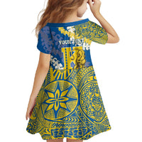 Personalized Kaiser Hawaii High School Family Matching Summer Maxi Dress and Hawaiian Shirt Puakenikeni Lei Hawaiian Pattern - Polynesian Pride