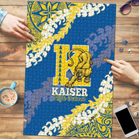 Kaiser Hawaii High School Puzzle Puakenikeni Lei Hawaiian Pattern - Polynesian Pride