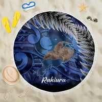 New Zealand Stewart Island Beach Blanket Rakiura Kiwi Maori Glowing Sky