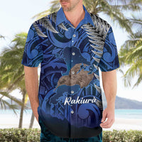 New Zealand Stewart Island Hawaiian Shirt Rakiura Kiwi Maori Glowing Sky