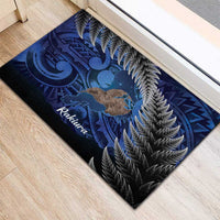 New Zealand Stewart Island Rubber Doormat Rakiura Kiwi Maori Glowing Sky LT14 - Polynesian Pride