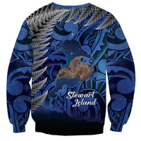 New Zealand Stewart Island Sweatshirt Rakiura Kiwi Maori Glowing Sky LT14 - Polynesian Pride