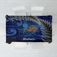 New Zealand Stewart Island Tablecloth Rakiura Kiwi Maori Glowing Sky LT14 Blue - Polynesian Pride