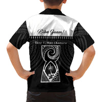 Guam Liberation Day Hawaiian Shirt Biba Guahan Chamorro 80th Anniversary - Black