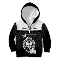 Guam Liberation Day Kid Hoodie Biba Guahan Chamorro 80th Anniversary - Black