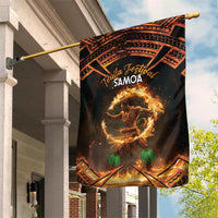 Samoa Teuila 2024 Festival Garden Flag Samoan Siva Afi With Red Gingers